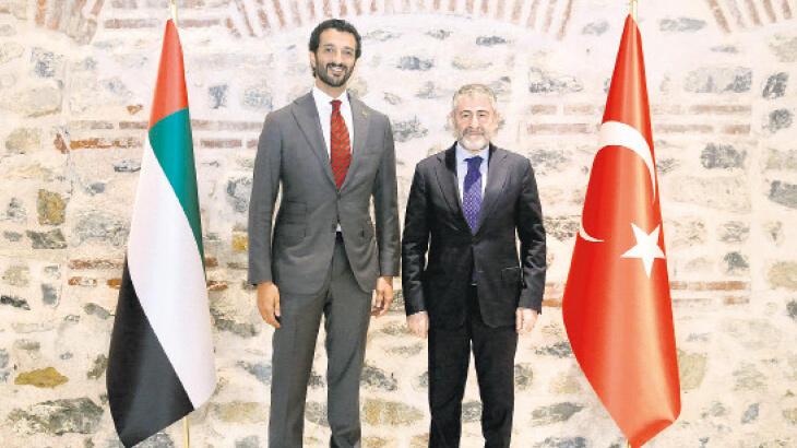 Nebati, BAE Ekonomi Bakanı ile görüştü
