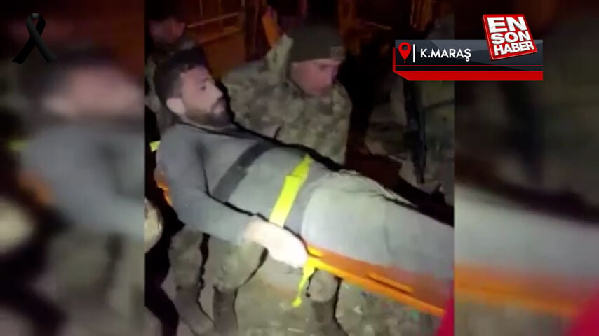 Kahramanmaraş’taki kurtarma ekipleri, afetzede ile moral konuşması yaptı