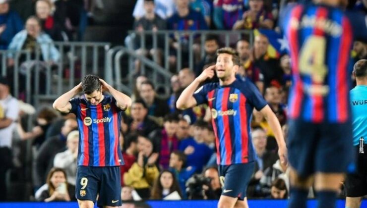 Barcelona’nın galibiyet serisi sona erdi!