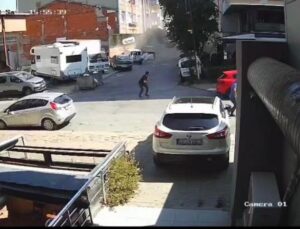 Çekmeköy’deki doğal gaz patlama anı kamerada