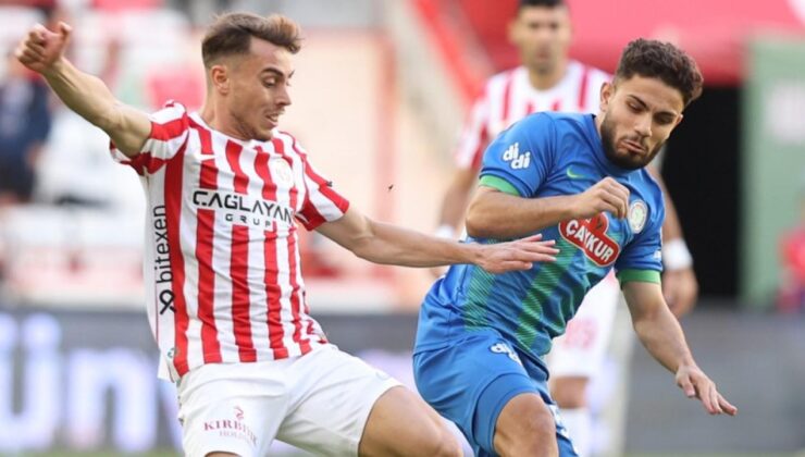 Antalyaspor, Çaykur Rizespor’la yenişemedi