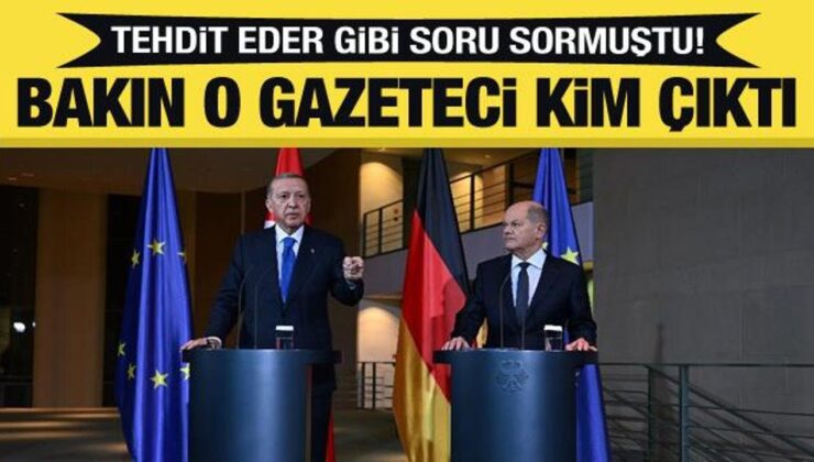 Cumhurbaşkanı Erdoğan’a soru soran Alman Gazeteci bakın kim çıktı?