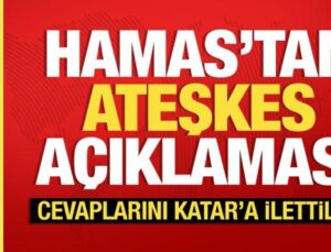 Hamas’tan son dakika açıklama: Ateşkes muahedesine ulaşmaya yakınız