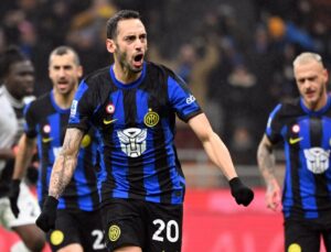 Hakan Çalhanoğlu alev aldı! Inter gol olup yağdı