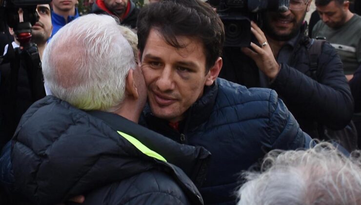 His dolu anlar! Halil Umut Meler ailesine kavuştu