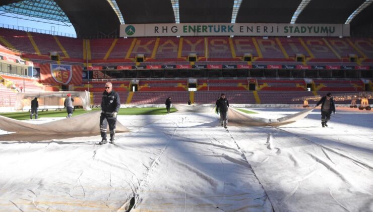 Kayserispor stadı Fenerbahçe maçına hazır