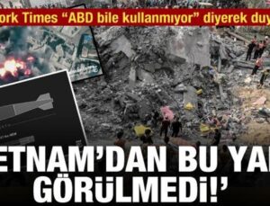 New York Times: Gazze’de “en büyük ve en yıkıcı” bombalar kullanıldı