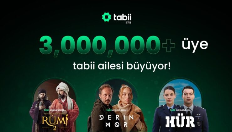 TRT’nin platformu Tabii’den takdirlik başarı! Yalnızca 8 ayda o denli bir sayıya ulaştı ki…