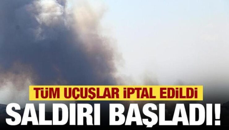 Hizbullah misillemeyi başlattı! İsrail’de uçuşlar iptal…Karşı hücum