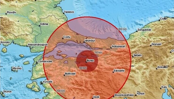 Son dakika: Bursa’da korkutan zelzele
