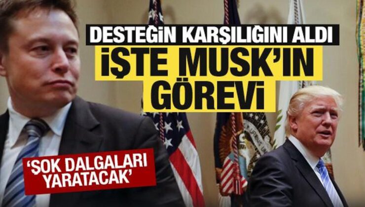 Donald Trump açıkladı! İşte Elon Musk’un ABD’deki vazifesi…