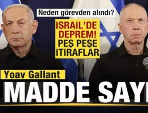 İsrail’de deprem! Neden misyondan alındı? Gallant 3 unsur saydı, Peş peşe itiraflar