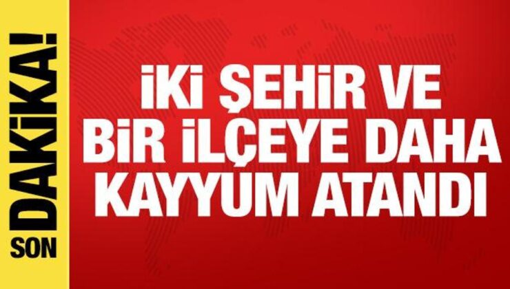 Son dakika haberi: Mardin, Batman ve Halfeti’ye kayyum atandı
