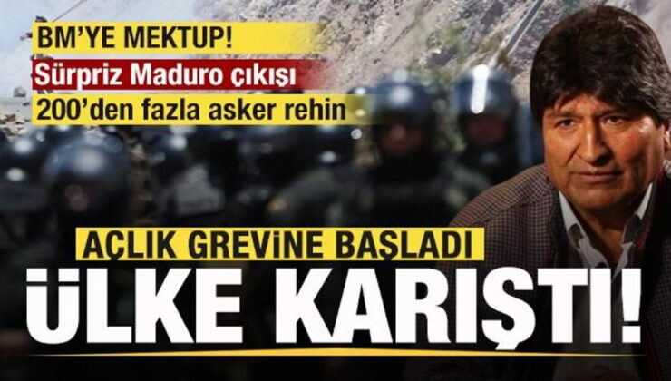 Ülke karıştı! Morales, açlık grevine 2. günde devam ediyor! BM’ye mektup