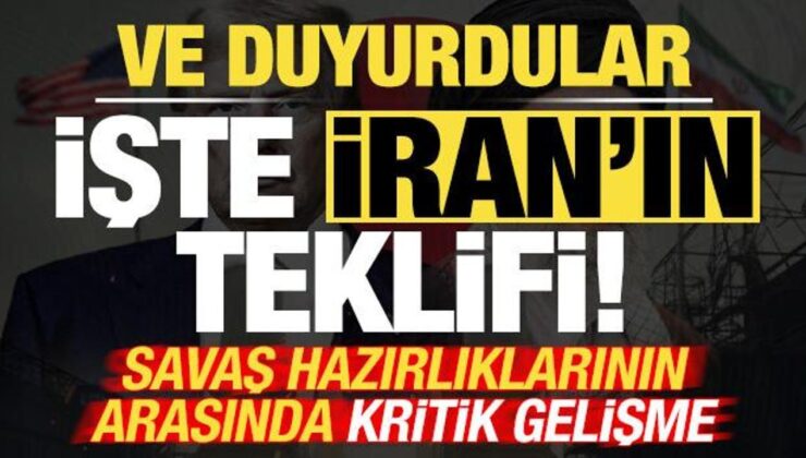 ABD-İran tansiyonunda kritik gelişme! Ve duyurdular, işte İran’ın teklifi…