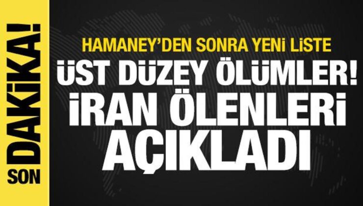 ABD-İsrail vurdu! İran vefatları açıklamaya başladı