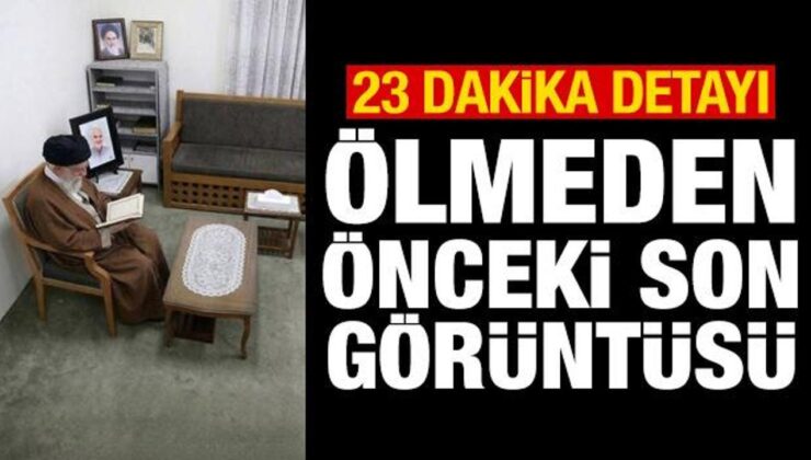 Hamaney’in ölmeden 23 dakika evvelki son manzarası