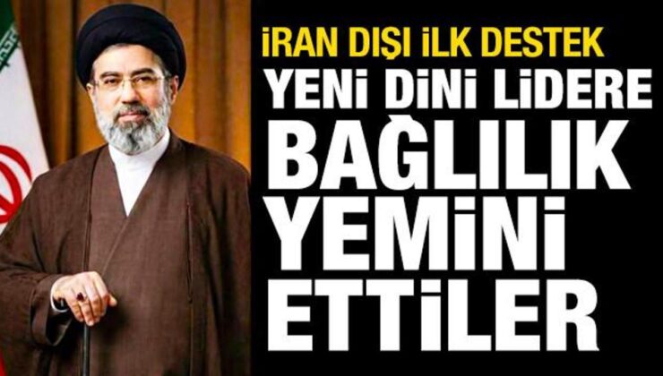 İran dışı birinci destek! Yeni dini başkana bağlılık yemini ettiler