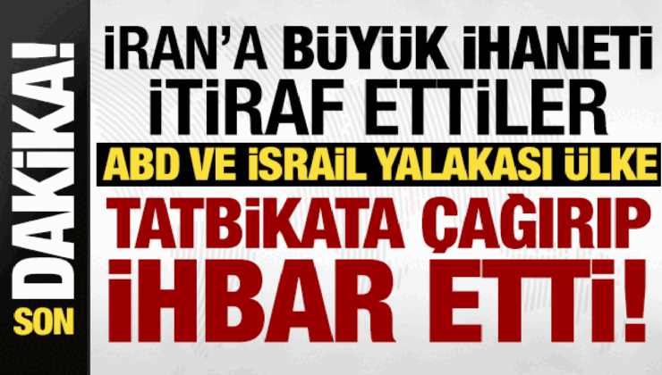 İran’a büyük ihanet! Ne ABD ne de İsrail, tatbikata çağırıp gemiyi ihbar ettiler…