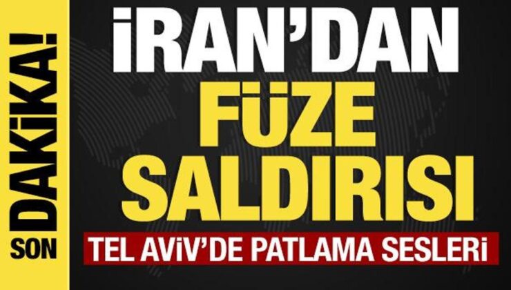 İran’dan füze saldırısı! Tel Aviv’de patlama sesleri!