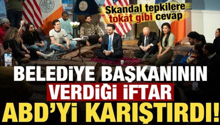 Zohran Mamdani’nin verdiği iftar ABD’de ortalığı karıştırdı! Hazmedemediler…