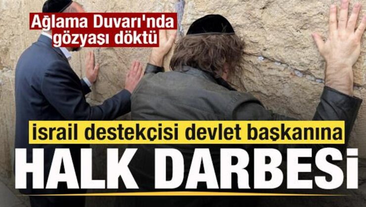 İsrail destekçisi Javier Milei’ye halk darbesi!