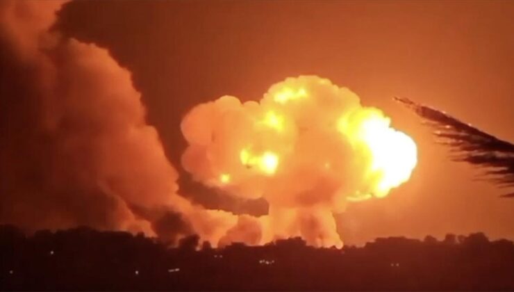 İsrail Lübnan’da bir mahalleyi ateşe verdi