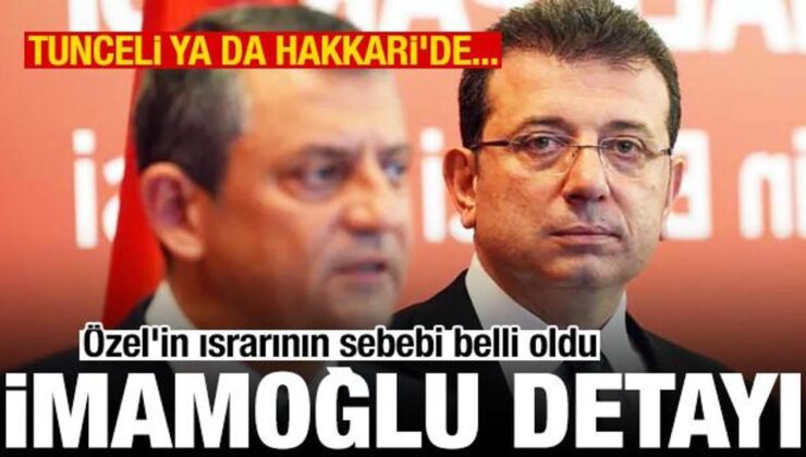 Özel’in orta seçim ısrarının sebebi aşikâr oldu: Dikkat çeken İmamoğlu ayrıntısı