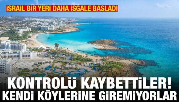 Güney Kıbrıs’ta İsrail işgali büyüyor: Rumlar köylerine giremiyor