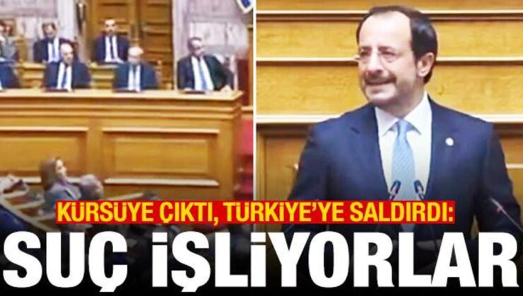 Hristodulidis kürsüden Türkiye’ye saldırdı! AB’ye “harekete geçin” daveti