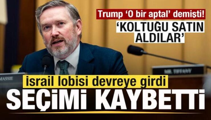 İsrail lobisi devreye girdi! Seçimi kaybetti: Birinci açıklama: Koltuğu satın aldılar