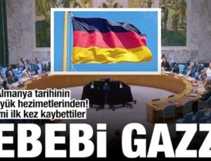 Almanya’ya Gazze şoku! Tarihinde birinci kere BMGK’ya seçilemedi