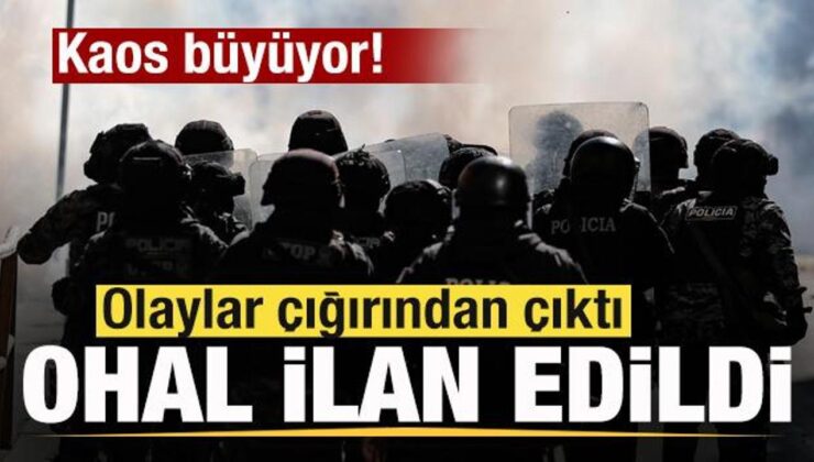 Kaos büyüyor! Olaylar çığırından çıktı! OHAL duyuru edildi