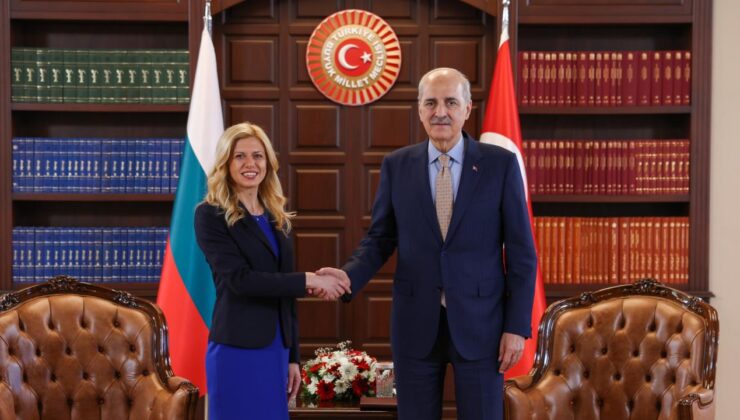 TBMM Başkanı Kurtulmuş, Bulgaristan Ulusal Meclisi Lideri Dotsova ile görüştü