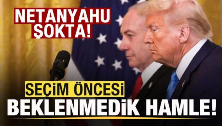 Trump idaresinden seçim öncesi flaş hamle! Netanyahu şokta!