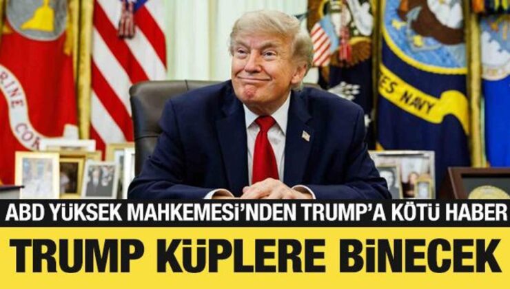 ABD Yüksek Mahkemesi’nden Trump’a berbat haber: Trump küplere binecek