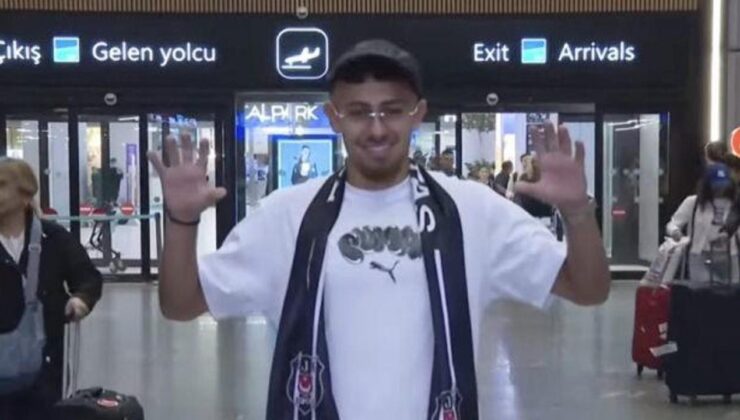 Beşiktaş’ın yeni transferi İstanbul’a geldi!