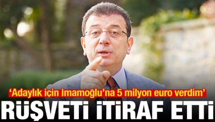 Böcek: Adaylık için İmamoğlu’na 5 milyon euro verdim