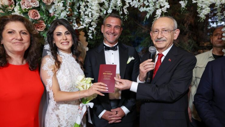 CHP lideri Kemal Kılıçdaroğlu nikah şahidi oldu