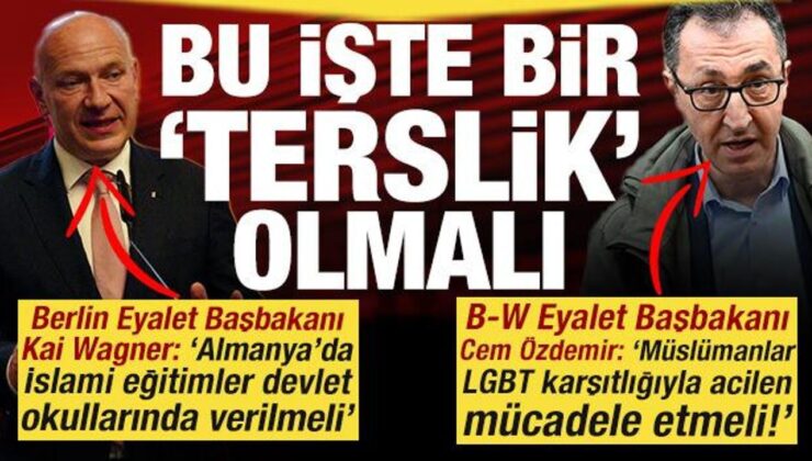Bu işte bir ‘terslik’ olmalı: Wegner ve Özdemir’in İslamiyet’e bakışları ‘şaşırtıcı’