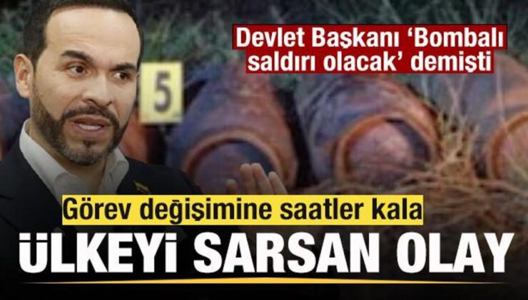 Devlet Başkanı ‘Bombalı saldırı olacak’ demişti! Ülkeyi sarsan olay!