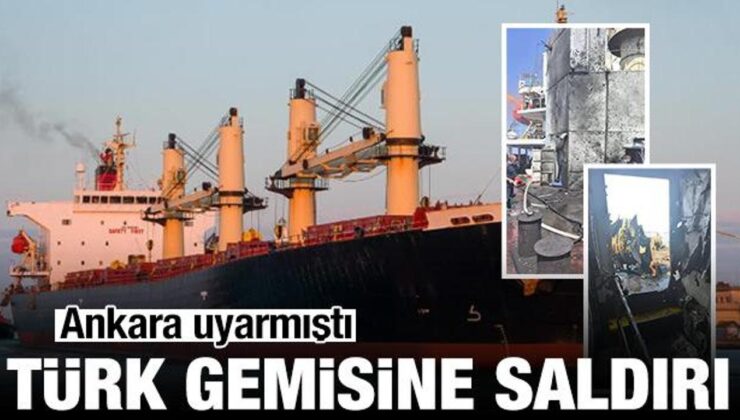 Rusya açıklarında Türk gemisine İHA saldırısı