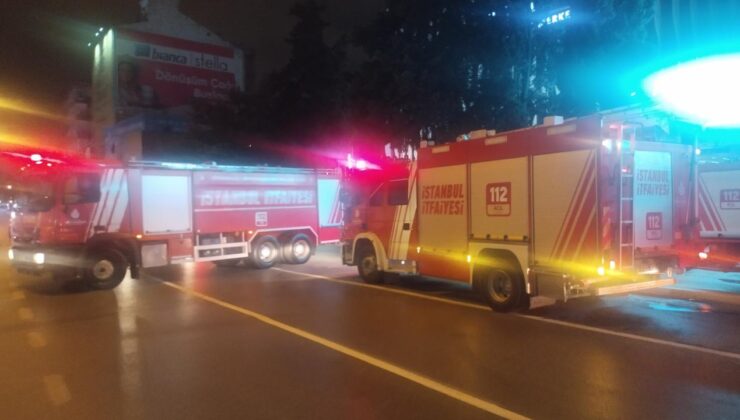 Sultanbeyli’de alışveriş merkezinde korkutan yangın